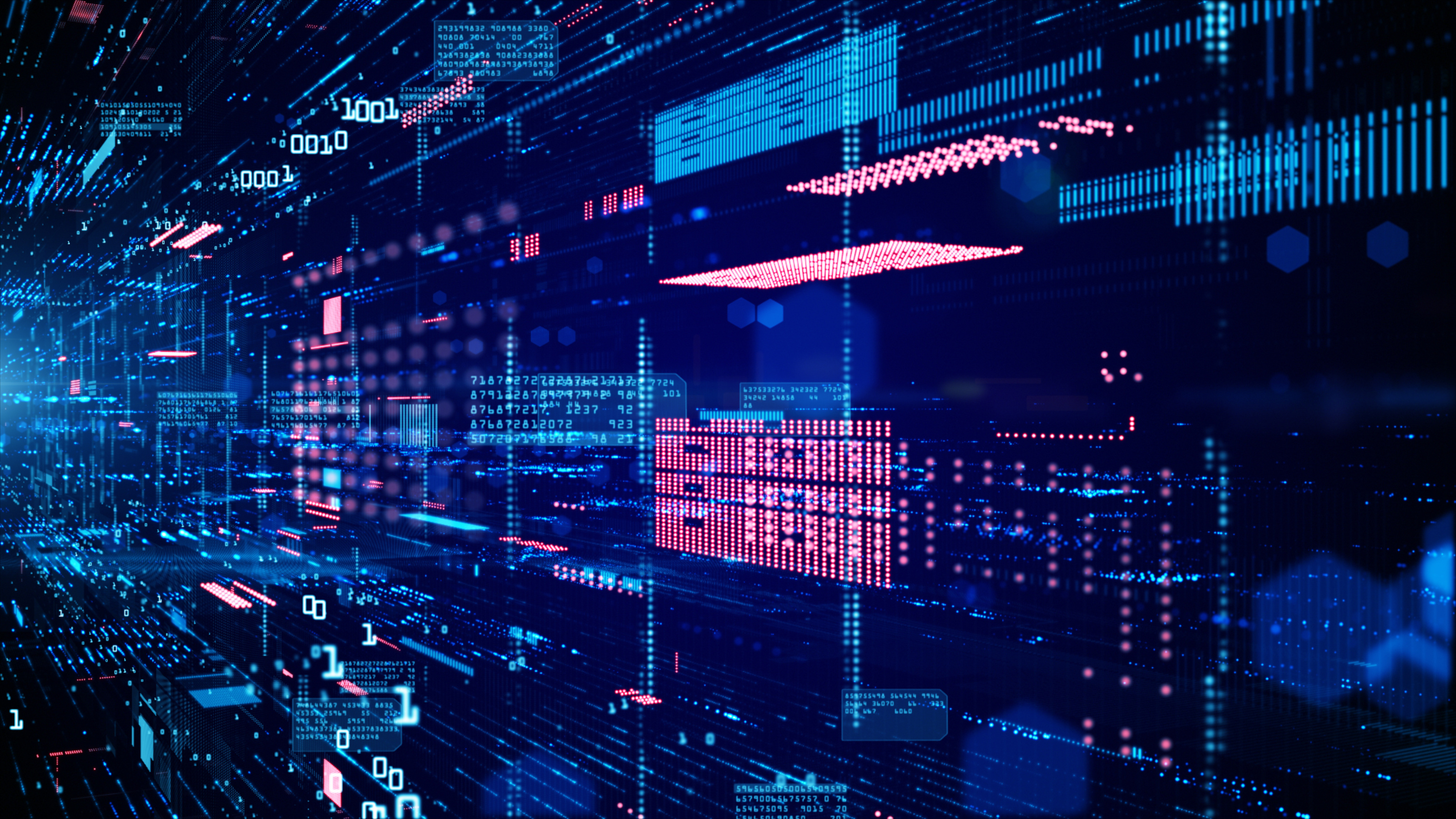 Digital Cyberspace and Data Network Connections